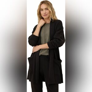 Pact Women's Organic Cotton Airplane Wrap Cardigan M/L